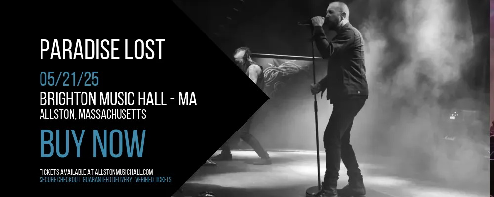 Paradise Lost at Brighton Music Hall - MA