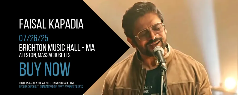 Faisal Kapadia at Brighton Music Hall - MA