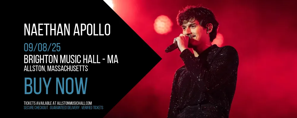 Naethan Apollo at Brighton Music Hall - MA