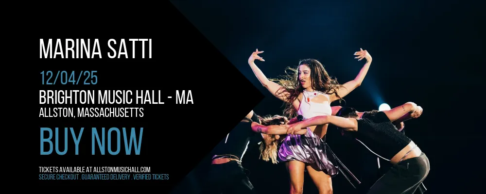Marina Satti at Brighton Music Hall - MA