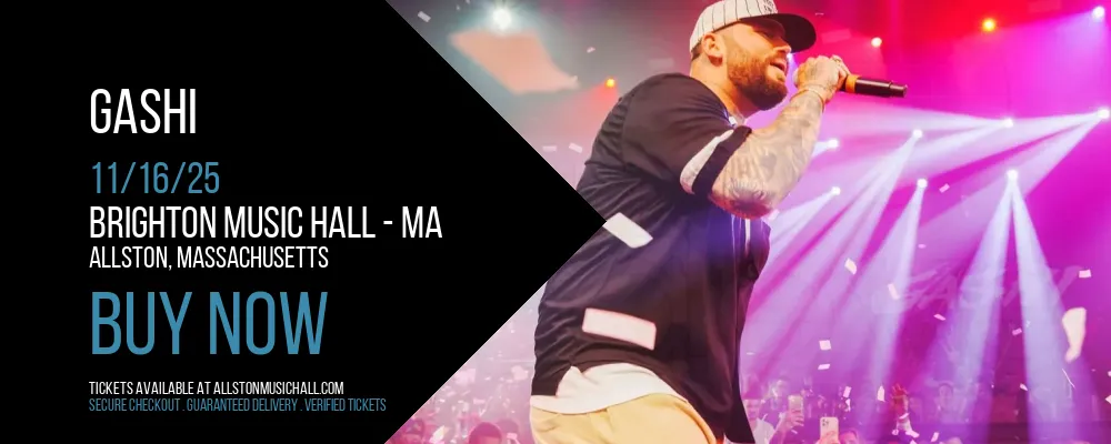 Gashi at Brighton Music Hall - MA