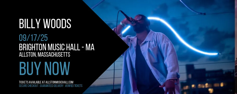 Billy Woods at Brighton Music Hall - MA