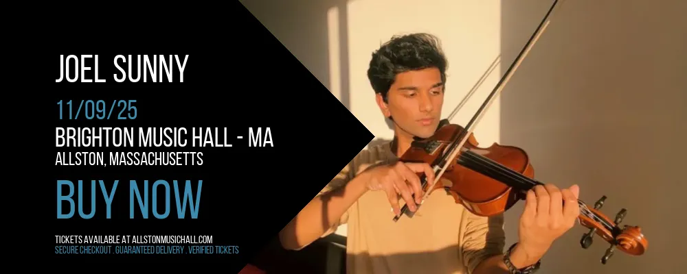 Joel Sunny at Brighton Music Hall - MA
