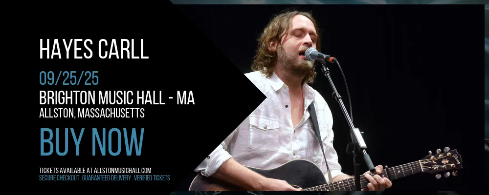 Hayes Carll at Brighton Music Hall - MA