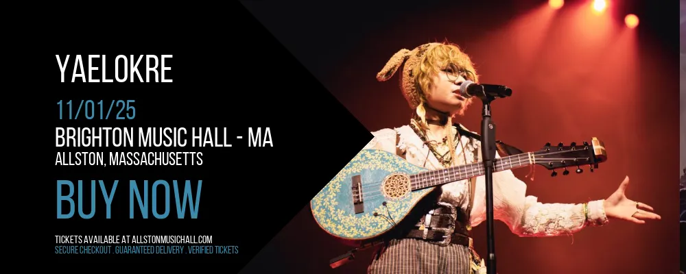 Yaelokre at Brighton Music Hall - MA